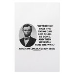 Determine The Thing Can And Shall Be Done Custom Stationery