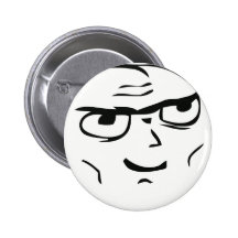 Determined Guy Meme - Pinback Button