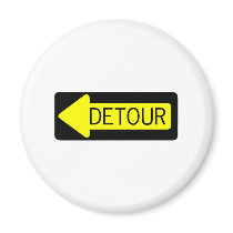 Detour magnets by TeeZazzle Detour magnets