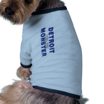 Detroit 100% Real Monster Pet shirt. pet clothing by ggawdy Detroit 100% Real Monster Pet shirt. pet clothing