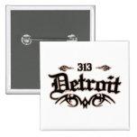 Detroit 313 pins