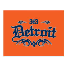Detroit 313 post cards