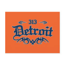 Detroit 313 post cards