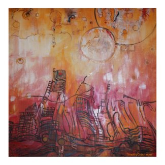 Detroit Abstract VI - Canvas Print print