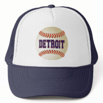 DETROIT BASEBALL TRUCKER HATS