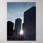 Detroit Buildings Poster