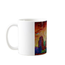 Detroit Cityscape - Mug