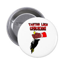 Detroit Dead Penguin Button