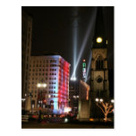 Detroit - Downtown lights Post Card