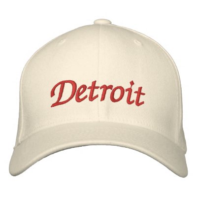 Detroit Embroidered Baseball Cap Detroit Embroidered Baseball Cap