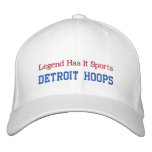 Detroit Hoops Baseball Cap