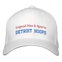 Detroit Hoops Baseball Cap