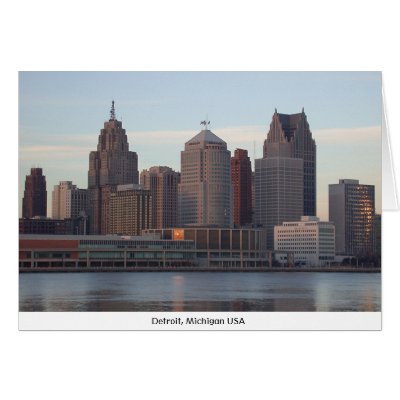 detroit michigan cards by fmartincic