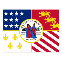 Detroit, Michigan, United States Post Card