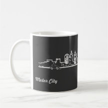 detroit motor city coffee mugs