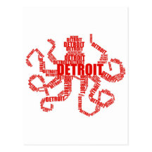 Detroit Octopus Post Card