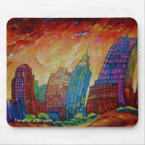 Detroit on the Rocks I Mousepad by TimothyOrikri Detroit on the Rocks I Mousepad