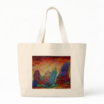 Detroit on the Rocks I - Tote Bag