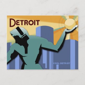 Detroit Postcard postcard