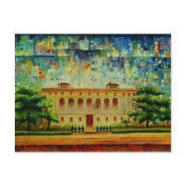 Detroit Public Library Rendition - Postcard