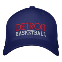 DETROIT Royal Blue Basketball Cap Baseball Cap