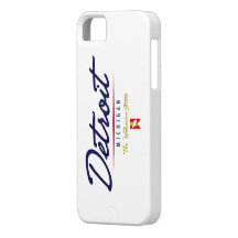 Detroit Script iPhone 5 Cases