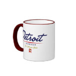 Detroit Script Mugs