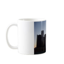 Detroit Skyline at Dusk Mug by NickKielbasa Detroit Skyline at Dusk Mug