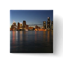 Detroit Skyline Pins