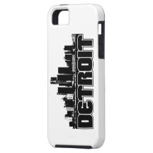 Detroit Skyline iPhone 5 Cases