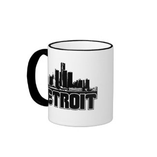 Detroit Skyline mug
