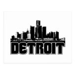 detroit, skyline, michigan, america, american,