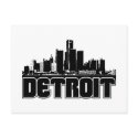 Detroit Skyline postcards
