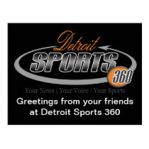 Detroit Sports 360  Postcard postcards