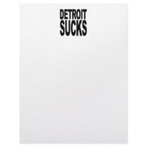 Detroit Sucks Letterhead