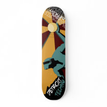 Detroit Techno Skateboard Deck by Cool Detroit by cooldetroit Detroit Techno Skateboard Deck by Cool Detroit