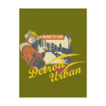 Detroit Urban T-shirts and Gifts postcards