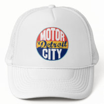 Detroit Vintage Label Mesh Hat