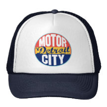 Detroit Vintage Label Mesh Hat