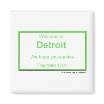 Detroit welcome magnets by metrodetroit Detroit welcome magnets