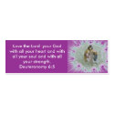 Deut. 6:5 Witness Card business cards