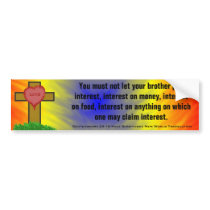 Deuteronomy 23:19 Scriptures New World Translation Bumper Stickers
