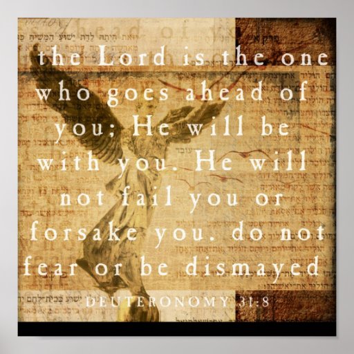 Deuteronomy 31:8 print