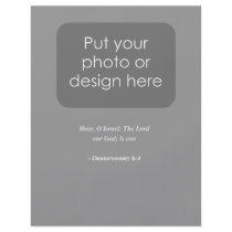 DEUTERONOMY 6-4 Bible Verse Flyer