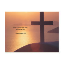 DEUTERONOMY 6:4 POST CARD