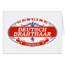 Deutsch Drahthaar  Greeting Card