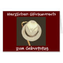 Deutsch Geburtstag-Karte cards
