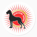 Deutsche Dogge Aufkleber sticker
