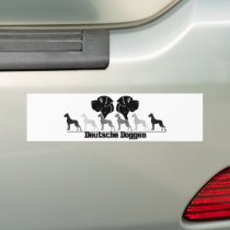 Deutsche Doggen Aufkleber bumper stickers