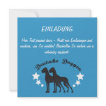 Deutsche Doggen invitations